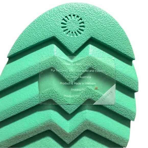 UGG Maxi Slide in Pale Emerald Womens Size 8 - Picture 9 of 11